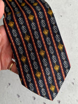 Vintage Gianni Versace Silk Patterned Tie (One Size)
