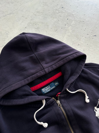 Ralph Lauren Big Logo Heavyweight Zip Up Hoodie (XXL)