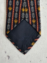 Vintage Gianni Versace Silk Patterned Tie (One Size)
