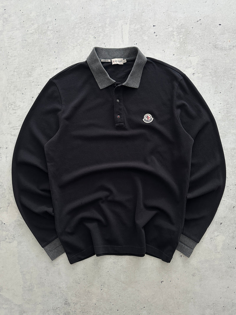 Moncler Maglia Long Sleeve Polo Shirt (L)