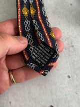 Vintage Gianni Versace Silk Patterned Tie (One Size)