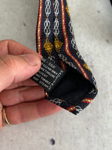 Vintage Gianni Versace Silk Patterned Tie (One Size)