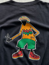 90's Stussy Rasta Man single stitch T Shirt (L)