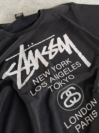 00's Stussy World Tour T Shirt (M)