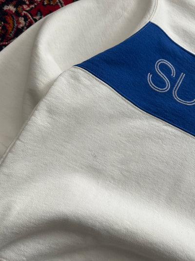 AW/17 Supreme Zig Zag Stitch Panel Heavyweight Sweatshirt (S)
