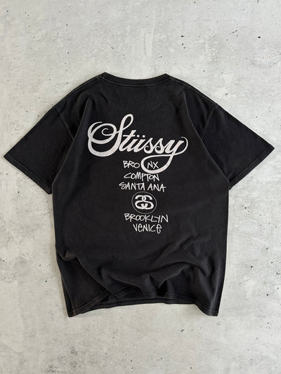 00's Stussy World Tour T Shirt (M)