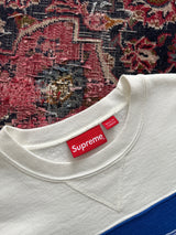 AW/17 Supreme Zig Zag Stitch Panel Heavyweight Sweatshirt (S)