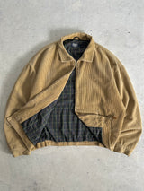 90's Ralph Lauren Corduroy Zip Up Harrington Jacket (L/XL)