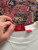 AW/17 Supreme Zig Zag Stitch Panel Heavyweight Sweatshirt (S)