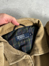 90's Ralph Lauren Corduroy Zip Up Harrington Jacket (L/XL)