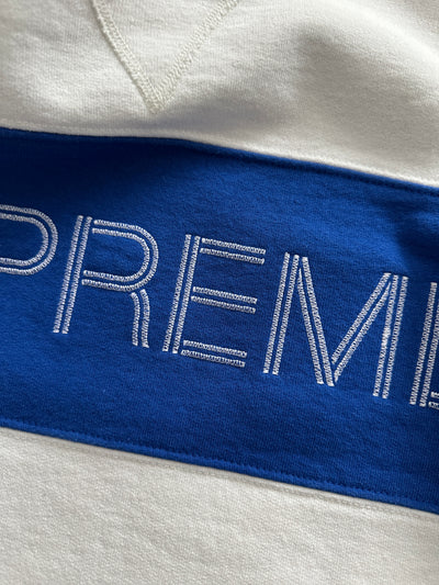 AW/17 Supreme Zig Zag Stitch Panel Heavyweight Sweatshirt (S)