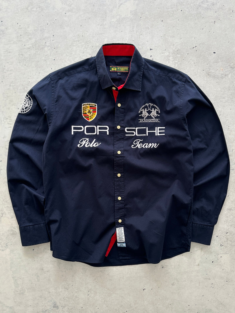 La Martina Porsche Embroidered Shirt (L)