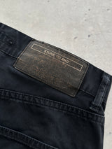 Stone Island Spell Out Straight Leg Trousers (W32 x L28)