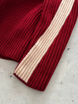 AW/04 Stone Island Patch Logo Chunky Wool Knit Jumper (M)