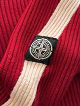 AW/04 Stone Island Patch Logo Chunky Wool Knit Jumper (M)