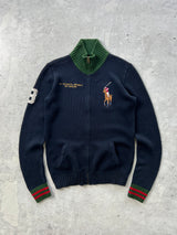 Vintage Ralph Lauren Embroidered Big Logo Knit Jumper (XS)