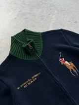 Vintage Ralph Lauren Embroidered Big Logo Knit Jumper (XS)
