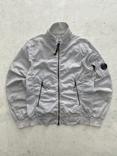 CP Company Lens Garment Dyed Nylon Zip Up Bomber Jacket (S)