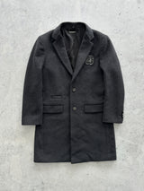 Gianfranco Ferré Wool Detachable Hooded Coat (M)