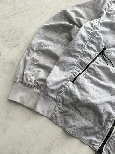 CP Company Lens Garment Dyed Nylon Zip Up Bomber Jacket (S)