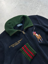 Vintage Ralph Lauren Embroidered Big Logo Knit Jumper (XS)