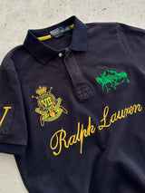 Ralph Big Logo Spell Out Polo Shirt (S)