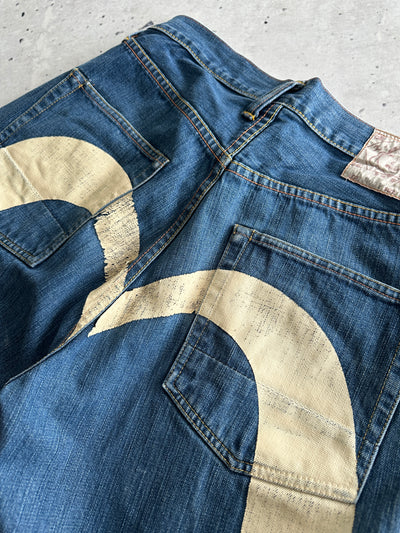 Evisu Gull Wing Denim Shorts (W29)