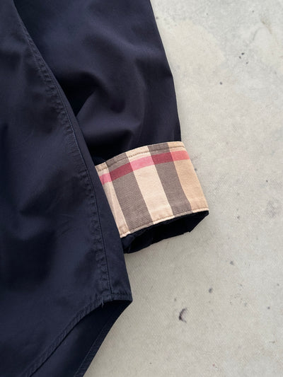 00's Burberry Brit Nova Check Long Sleeve Shirt (M)