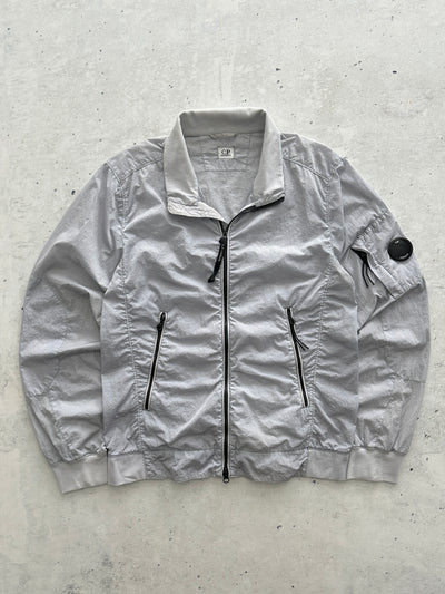 CP Company Lens Garment Dyed Nylon Zip Up Bomber Jacket (S)