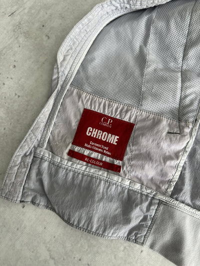 CP Company Lens Garment Dyed Nylon Zip Up Bomber Jacket (S)