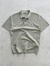 00's Stone Island Patch Logo Polo Shirt (M)