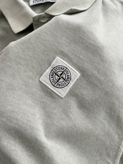 00's Stone Island Patch Logo Polo Shirt (M)