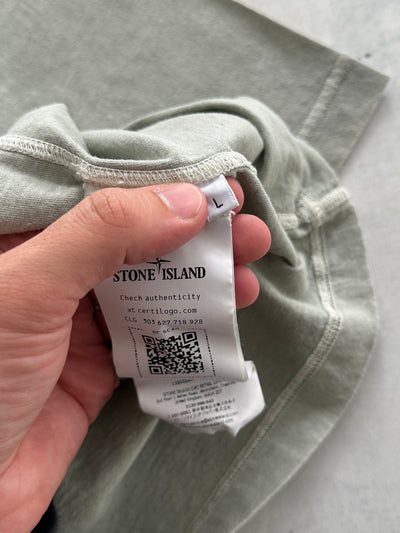 00's Stone Island Patch Logo Polo Shirt (M)