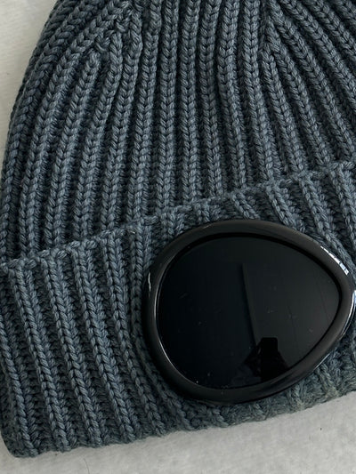 CP Company wool knit goggle lens beanie (one size)