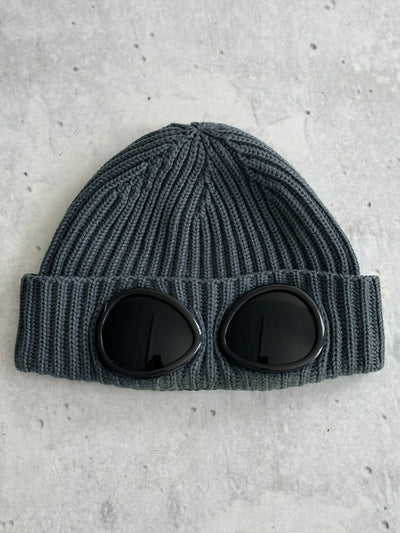 CP Company wool knit goggle lens beanie (one size)