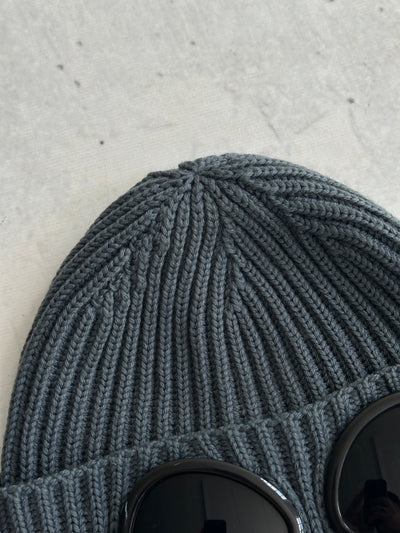 CP Company wool knit goggle lens beanie (one size)