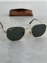 Ray Ban Hexagonal polarised Sunglasses (One Size)