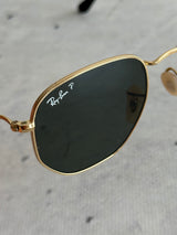 Ray Ban Hexagonal polarised Sunglasses (One Size)