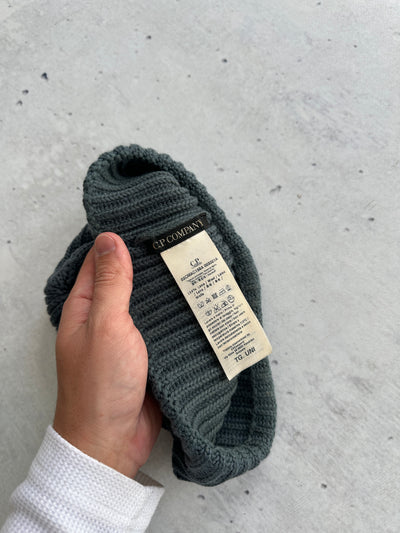 CP Company wool knit goggle lens beanie (one size)