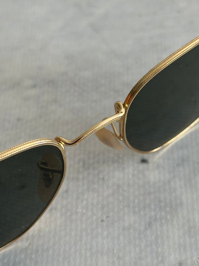 Ray Ban Hexagonal polarised Sunglasses (One Size)