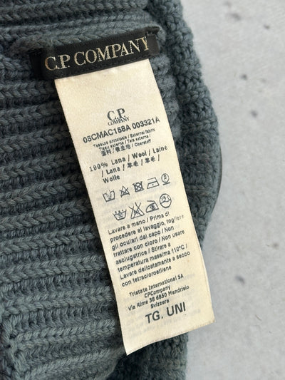 CP Company wool knit goggle lens beanie (one size)