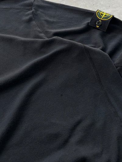 Stone Island Cotton Long Sleeve Polo Shirt (XXL)