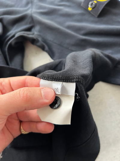 Stone Island Cotton Long Sleeve Polo Shirt (XXL)