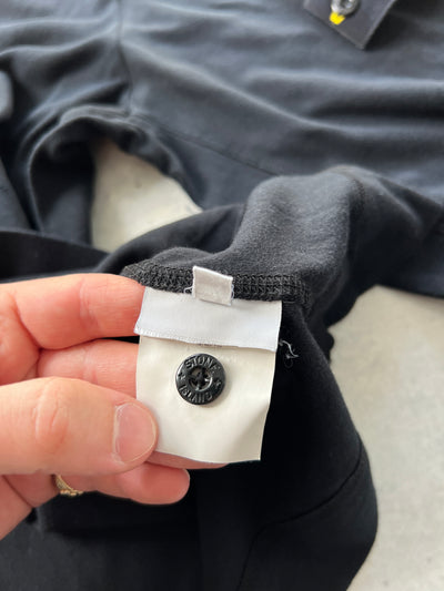 Stone Island Cotton Long Sleeve Polo Shirt (XXL)