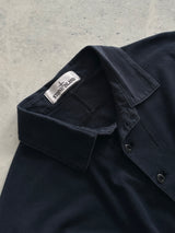 Stone Island Front Pocket Long Sleeve Polo Shirt (M)