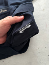 Stone Island Front Pocket Long Sleeve Polo Shirt (M)