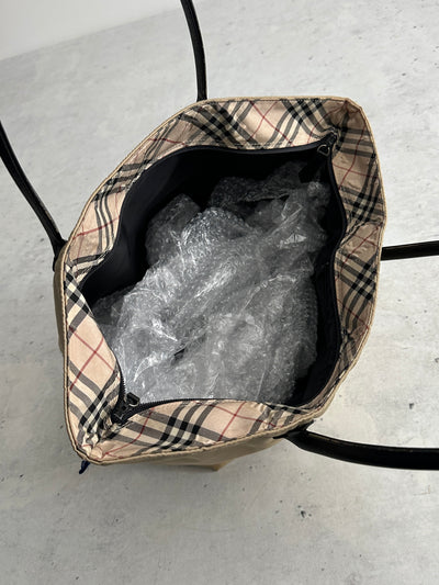 Burberry Blue Label Nova Check Tote Bag (One Size)