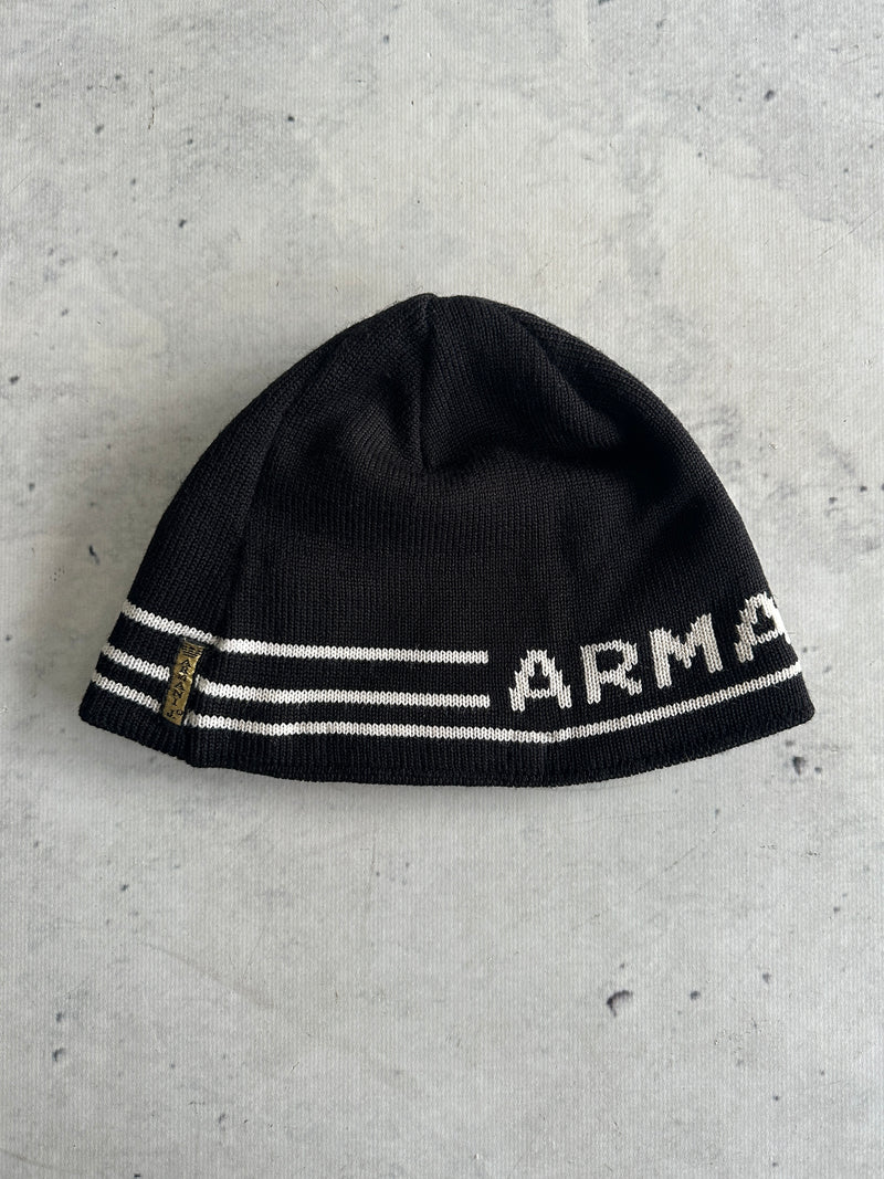 Armani Jeans Spell Out Knit Beanie (S/M)