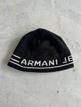 Armani Jeans Spell Out Knit Beanie (S/M)