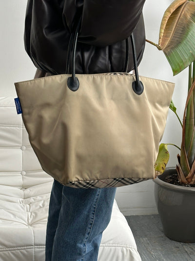 Burberry Blue Label Nova Check Tote Bag (One Size)